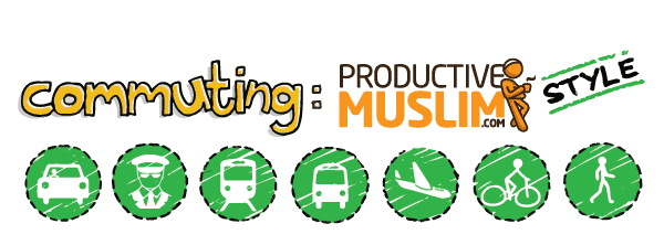 Doodle of the Month [May]: Commuting ProductiveMuslim Style | ProductiveMuslim