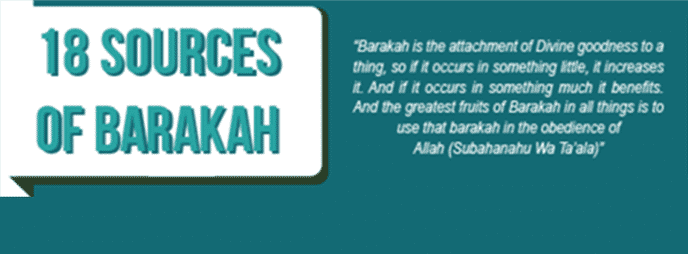 SourcesofBarakah|ProductiveMuslim