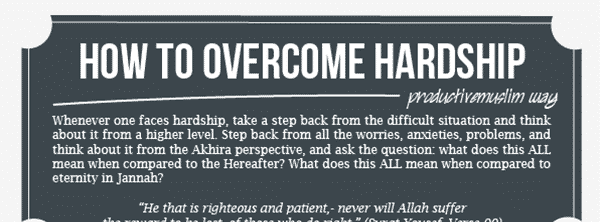 How to Overcome Hardship | ProductiveMuslim