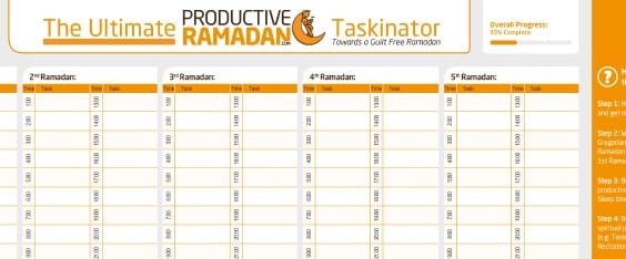 Ultimate Ramadan Taskinator