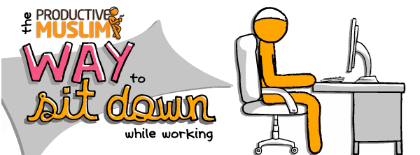 [October Doodle] Productive Muslim Way to Sit Down | ProductiveMuslim