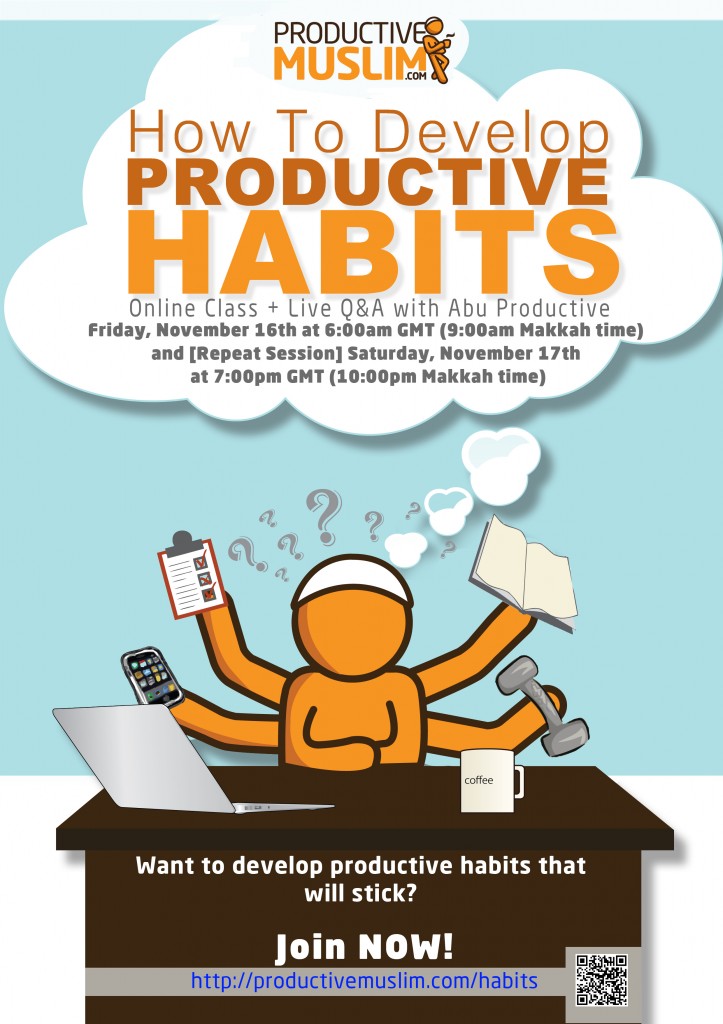 How to Develop Productive Habits - Join Online Class with Abu Productive