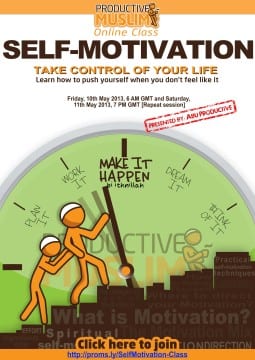 Self Motivation Class Poster