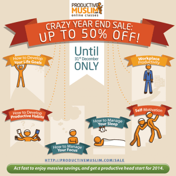 ProductiveMuslim End of Year Sale Poster