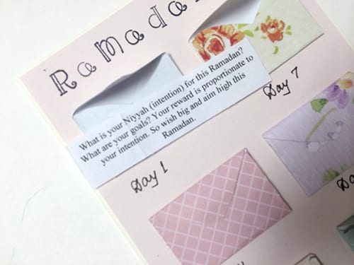 ProductiveMuslim DIY Ramadan Weekly Reminders Card