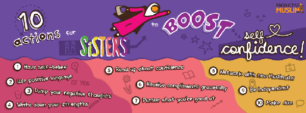 [Doodle of the Month] 10 Actions for Sisters to Boost Self-Confidence