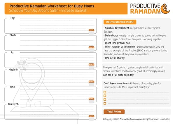 The Ultimate Ramadan Tools Review: Worksheets, Planners, Apps and Doodles! | ProductiveMuslim