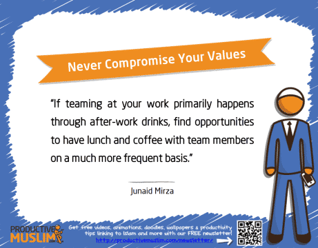 Never Compromise Your Values | Inspirational Islamic Quotes on Productivity | Productive Muslim