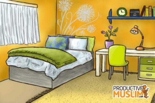 How I Made Productive Use of My Spare Bedroom | ProductiveMuslim