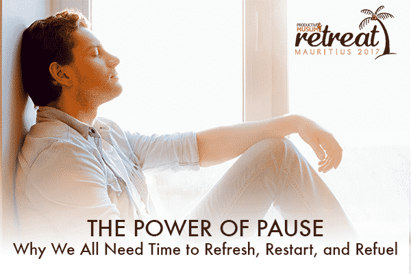 The Power of Pause: Why We All Need Time to Refresh, Restart, and Refuel Click to read more: https://productivemuslim.com/?p=13596&preview=true&preview_id=13596#ixzz4aqpVLa00 Follow us: @AbuProductive on Twitter | ProductiveMuslim on Facebook | ProductiveMuslim